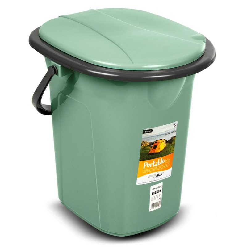 GreenBlue GB320GG Tourist Toilet GreenBlue 19L Green-Gray GreenBlue GB320GG Tourist Toilet GreenBlue 19L Green-Gray