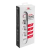 Maclean power strip, 3 socket extension + 3xUSB, 110-240V AC 50/60Hz, 2.1A max 2500W, 1.5m, white, MCE394 W
