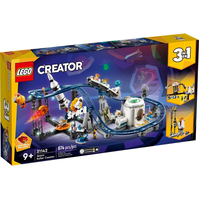 LEGO CREATOR 3 IN 1 31142 SPACE ROLLER COASTER LEGO CREATOR 3 IN 1 31142 SPACE ROLLER COASTER