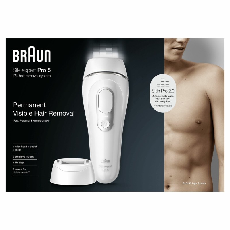 Braun Silk-expert Pro PL5145 Intense pulsed light (IPL) White Braun Silk-expert Pro PL5145 Intense pulsed light (IPL) White