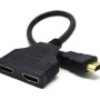 Gembird DSP-2PH4-04 HDMI cable HDMI Type A (Standard) 2 x HDMI Type A (Standard) Black