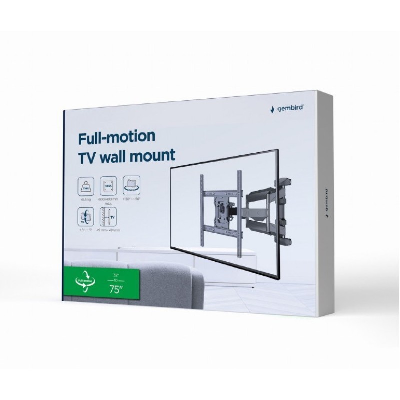 Gembird WM-75ST-01 TV mount 190.5 cm (75 Gembird WM-75ST-01 TV mount 190.5 cm (75