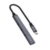 SAVIO AK-71 USB-C hub - 3 x USB-A 2.0, 1 x USB-A 3.0, 4-in-1, 5 Gbps SAVIO AK-71 USB-C hub - 3 x USB-A 2.0, 1 x USB-A 3.0, 4-in-1, 5 Gbps