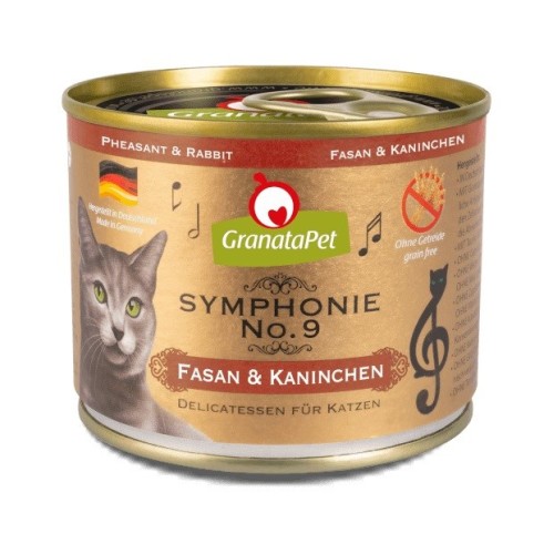 GRANATAPET Symphonie No. 9 Pheasant and rabbit - wet cat food - 200g GRANATAPET Symphonie No. 9 Pheasant and rabbit - wet cat food - 200g