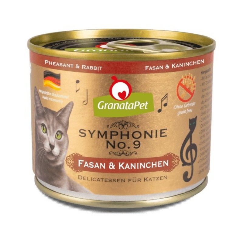 GRANATAPET Symphonie No. 9 Pheasant and rabbit - wet cat food - 200g GRANATAPET Symphonie No. 9 Pheasant and rabbit - wet cat food - 200g