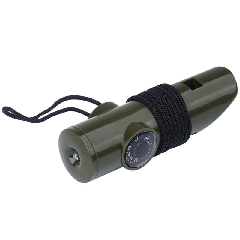 Mil-Tec Survival whistle 6 in 1 Olive Mil-Tec Survival whistle 6 in 1 Olive