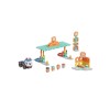 MARIOINEX Mini Waffle City Building Blocks Petrol Station, 148 pieces