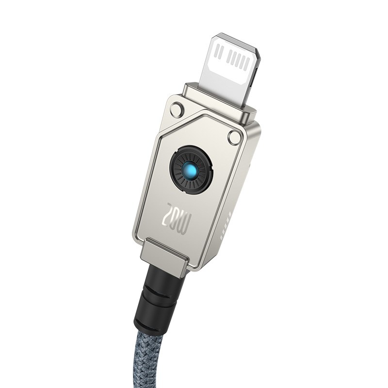 Baseus Unbreakable USB C to iP cable 2 m 20 W Black Baseus Unbreakable USB C to iP cable 2 m 20 W Black
