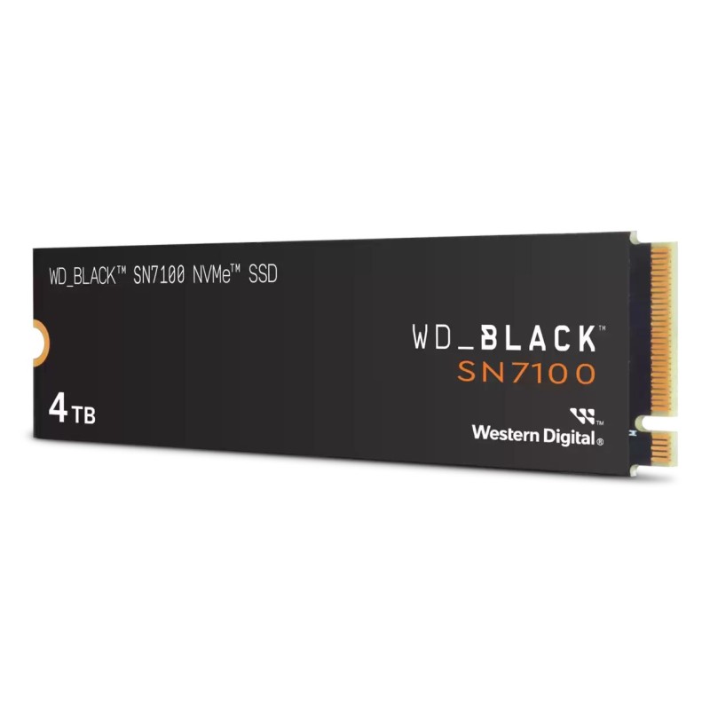 Western Digital Black SN7100 4 TB M.2 PCI Express 4.0 NVMe 3D TLC NAND Western Digital Black SN7100 4 TB M.2 PCI Express 4.0 NVMe 3D TLC NAND