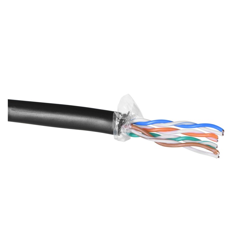 Q-LANTEC KIU5OUTS305Q networking cable 305 m Cat5e U/UTP (UTP) Black Q-LANTEC KIU5OUTS305Q networking cable 305 m Cat5e U/UTP (UTP) Black