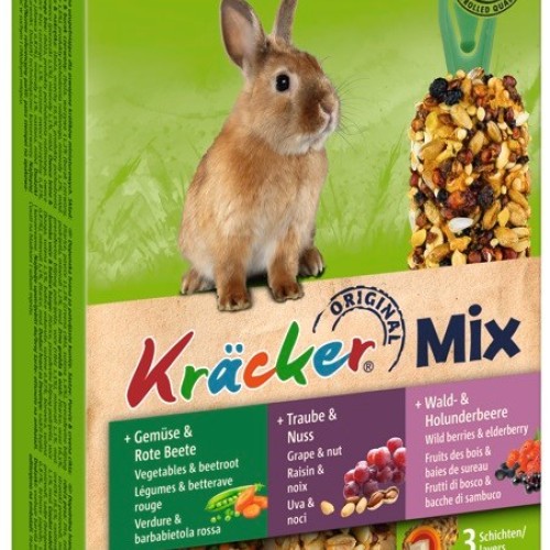 VITAKRAFT KRACKER forest fruits/walnuts/vegetables - treats for rabbits - 3 pieces VITAKRAFT KRACKER forest fruits/walnuts/vegetables - treats for rabbits - 3 pieces