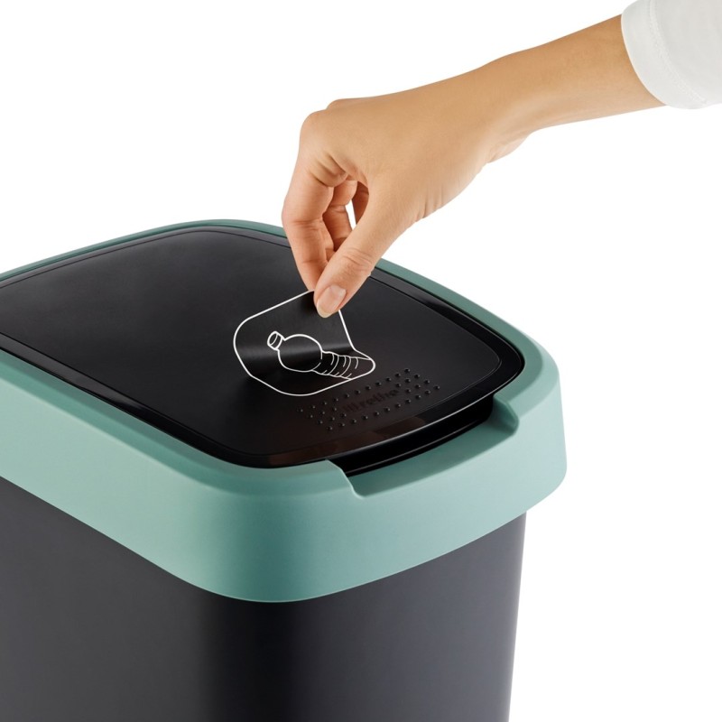 ROTHO Twist Green - trash bin – 25l ROTHO Twist Green - trash bin – 25l