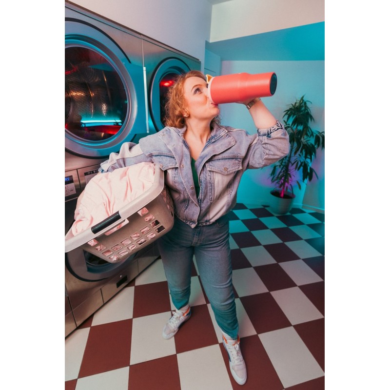 Thermal mug with telescopic straw Kambukka Rio Tumbler 950ml Pink Papaya Thermal mug with telescopic straw Kambukka Rio Tumbler 950ml Pink Papaya