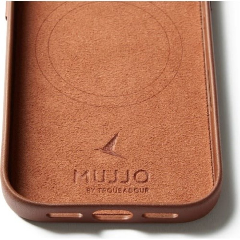 Mujjo Full Leather Case MagSafe Case for iPhone 17 Pro Brown Mujjo Full Leather Case MagSafe Case for iPhone 17 Pro Brown