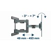 Gembird WM-80ST-01 TV mount 2.03 m (80