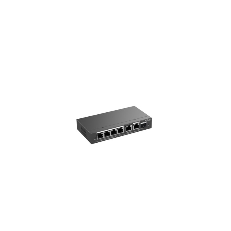 Ruijie Networks RG-ES206GS-P network switch Managed L2 Gigabit Ethernet (10/100/1000) Power over Ethernet (PoE) Black Ruijie Networks RG-ES206GS-P network switch Managed L2 Gigabit Ethernet (10/100/1000) Power over Ethernet (PoE) Black