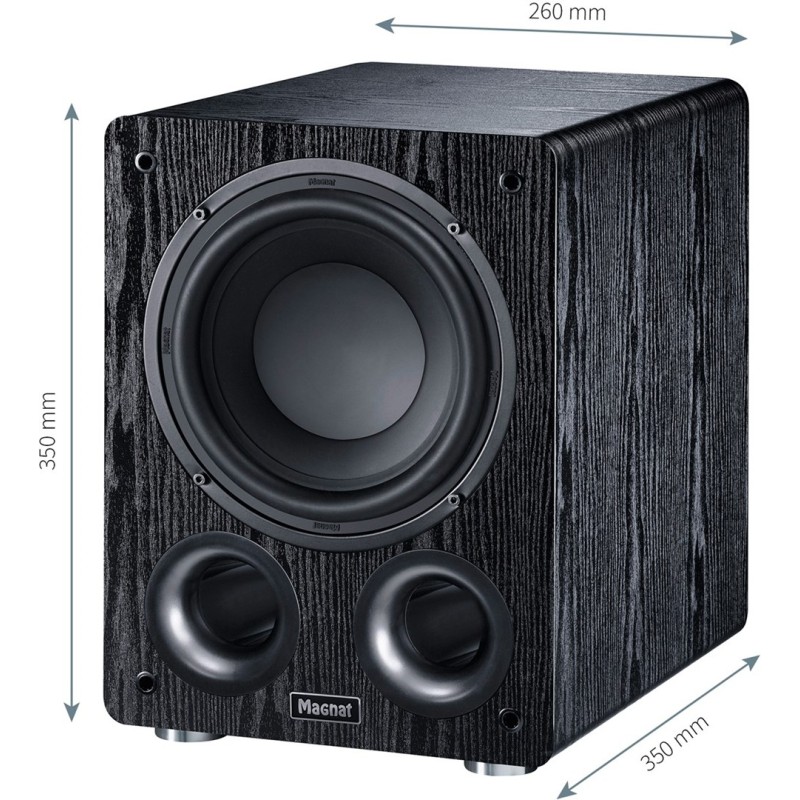 Magnat Alpha RS8 Active subwoofer 80 W Black Magnat Alpha RS8 Active subwoofer 80 W Black