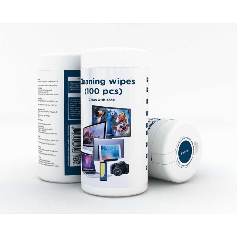 Gembird CK-WW100-01 equipment cleansing kit LCD/TFT/Plasma Equipment cleansing dry cloths Gembird CK-WW100-01 equipment cleansing kit LCD/TFT/Plasma Equipment cleansing dry cloths