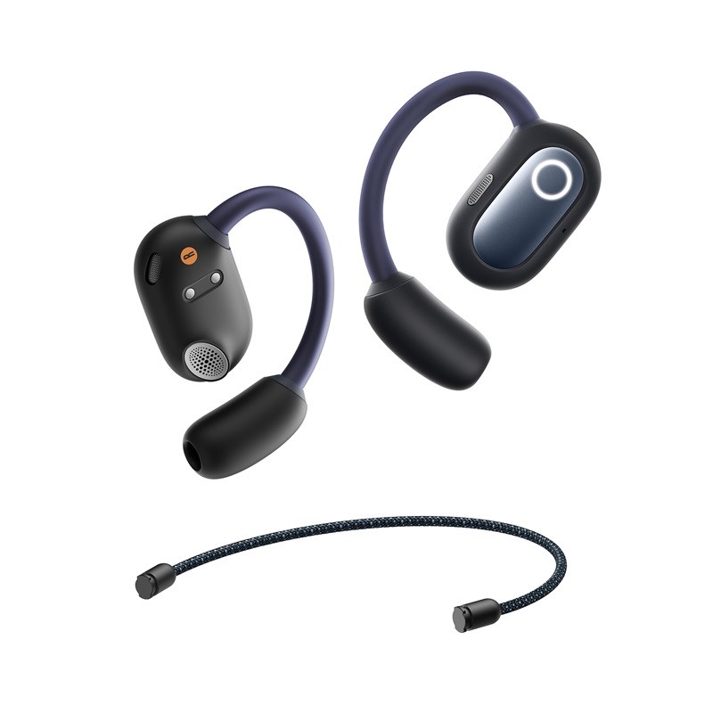 Baseus Eli Fit Open- Ear Headset Wireless Connectivity/Music USB Type-C Bluetooth Black Baseus Eli Fit Open- Ear Headset Wireless Connectivity/Music USB Type-C Bluetooth Black
