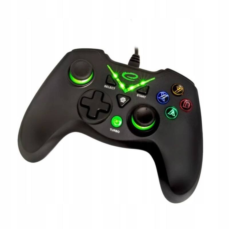 Esperanza EGG114K Game Controller Gamepad PC/XBOX ONE/XBOX SERIES X/S USB 2.0 Black Esperanza EGG114K Game Controller Gamepad PC/XBOX ONE/XBOX SERIES X/S USB 2.0 Black