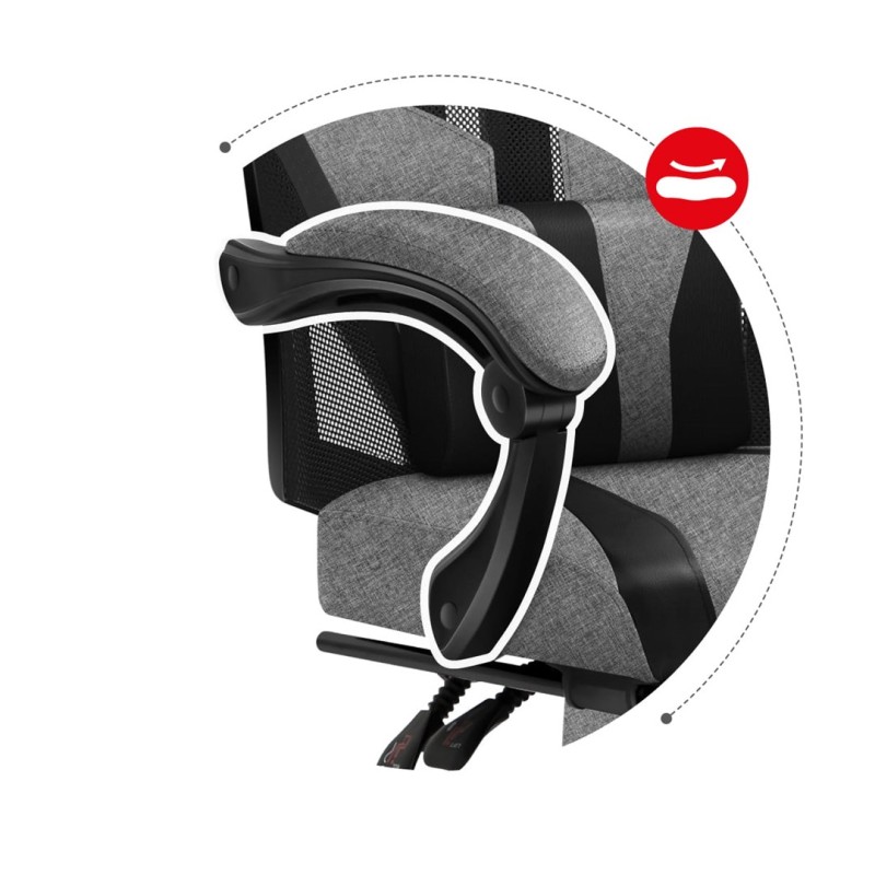 Huzaro Combat 5.0 Grey gaming chair Huzaro Combat 5.0 Grey gaming chair