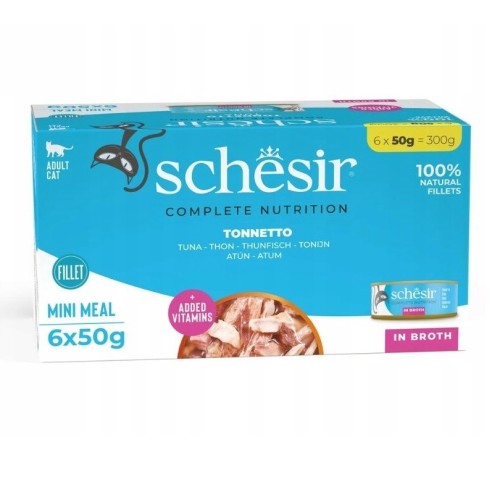 SCHESIR in cooking water Tuna - wet cat food - 6 x 50 g