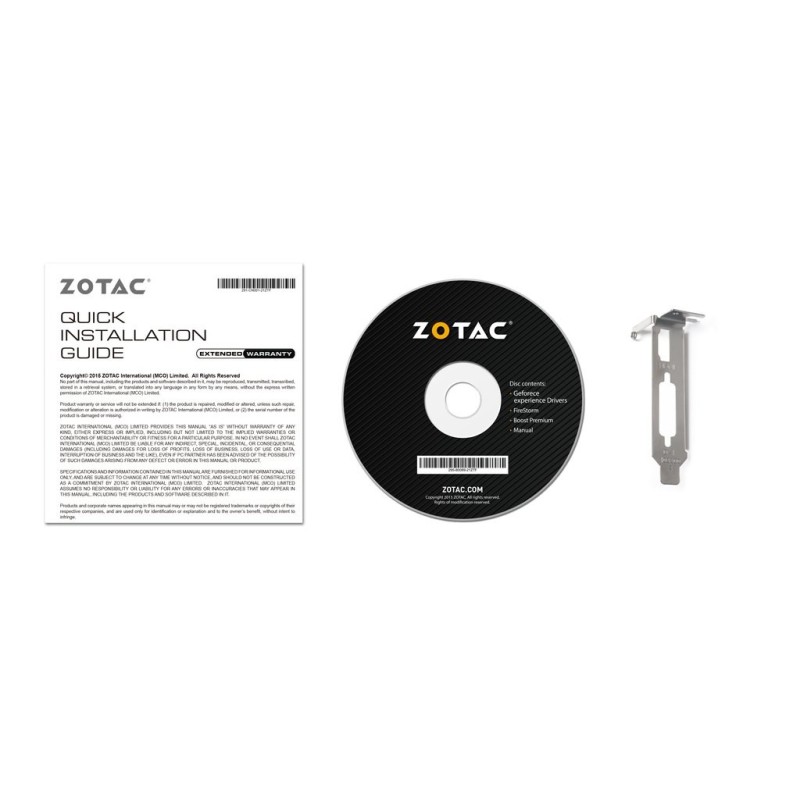 Zotac ZT-P10300A-10L graphics card NVIDIA GeForce GT 1030 2 GB GDDR5 Zotac ZT-P10300A-10L graphics card NVIDIA GeForce GT 1030 2 GB GDDR5