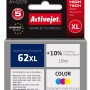 Activejet AH-62CRX ink (replacement for HP 62XL C2P07AE; Premium; 18 ml; color)