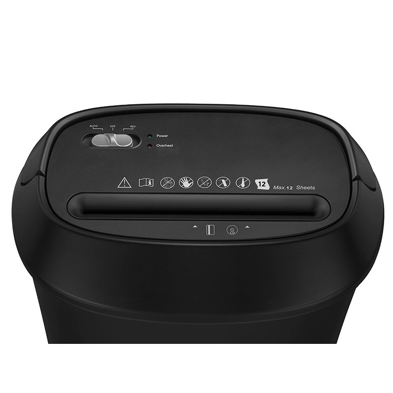 Tracer FileCrusher Paper Shredder, Black Tracer FileCrusher Paper Shredder, Black