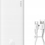 Baseus Airpow Lithium polymer power bank 10000 mAh 20 W White