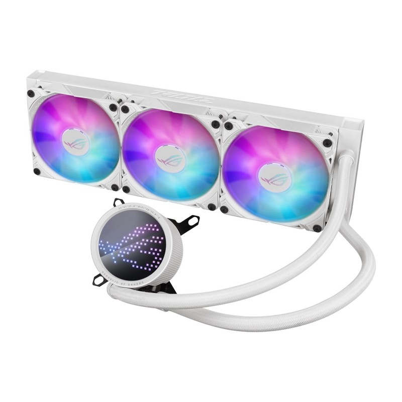 ASUS ROG Ryuo III 360 ARGB White Edition Processor Liquid cooling kit 12 cm ASUS ROG Ryuo III 360 ARGB White Edition Processor Liquid cooling kit 12 cm