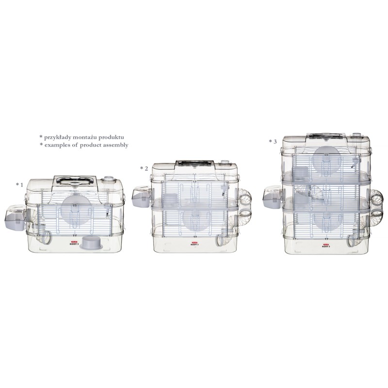 ZOLUX Rody3 Trio White - cage for rodents - 1 piece ZOLUX Rody3 Trio White - cage for rodents - 1 piece
