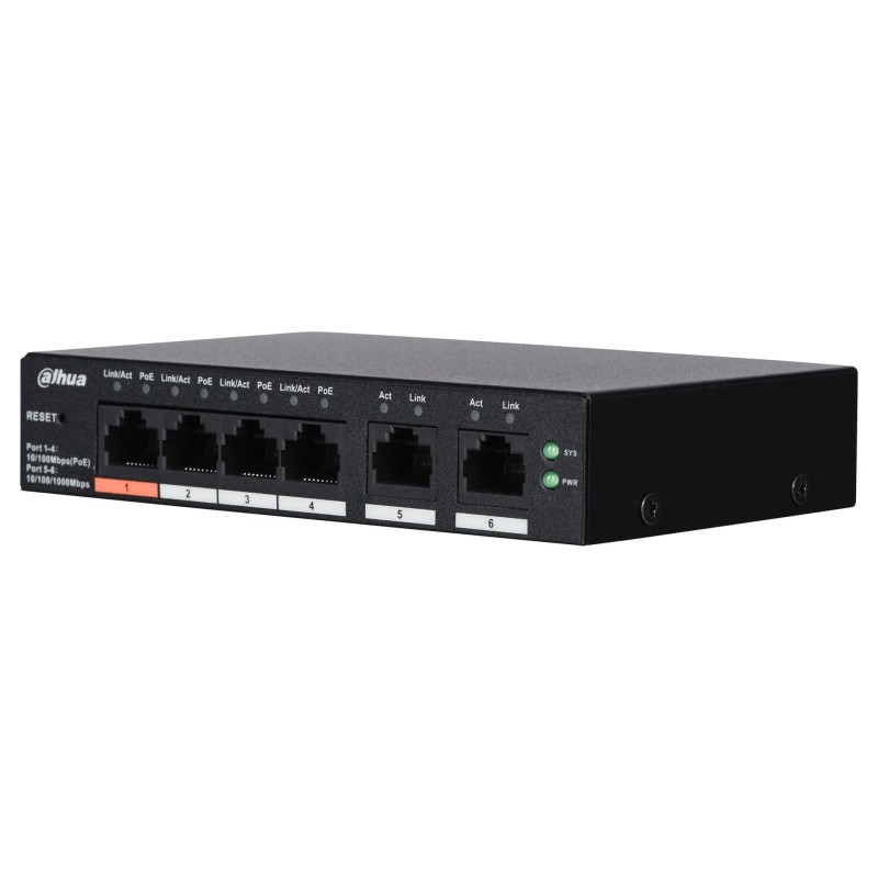 Dahua Technology DH-CS4226-24ET-375 Managed L2 Gigabit Ethernet (10/100/1000) Power over Ethernet (PoE) Black Dahua Technology DH-CS4226-24ET-375 Managed L2 Gigabit Ethernet (10/100/1000) Power over Ethernet (PoE) Black