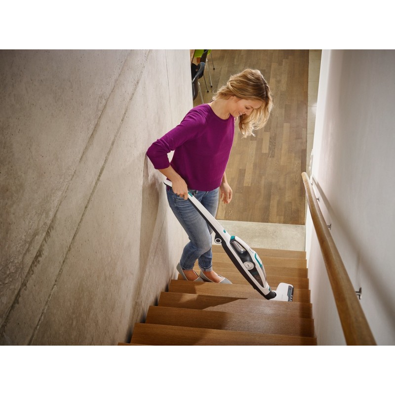 Leifheit PowerVac 2in1 2-in-1 stick vacuum Battery Dry Cyclonic Bagless Black, Blue, White