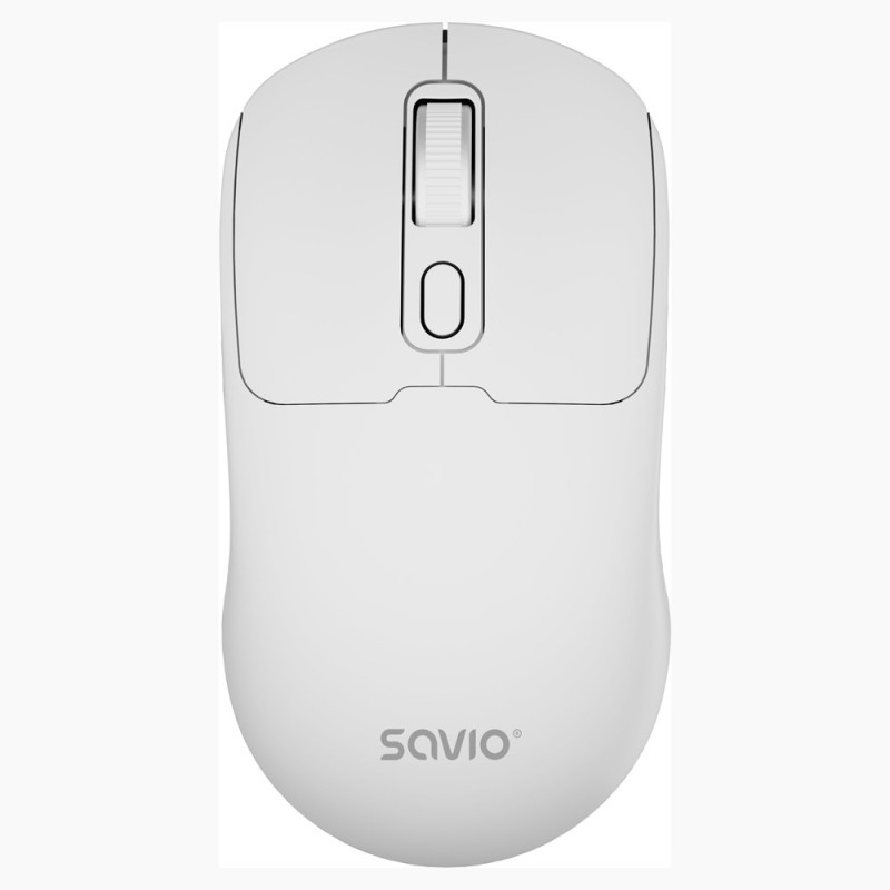 Savio MB-05 mouse Universal Ambidextrous Bluetooth 1600 DPI Savio MB-05 mouse Universal Ambidextrous Bluetooth 1600 DPI