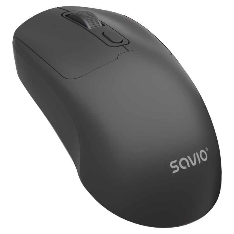 Savio MB-04 mouse Universal Ambidextrous Bluetooth IR LED 1600 DPI Savio MB-04 mouse Universal Ambidextrous Bluetooth IR LED 1600 DPI