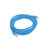 PATCHCORD KAT.6 UTP 3M NIEBIESKI FLUKE PASSED LANBERG 10-PACK
