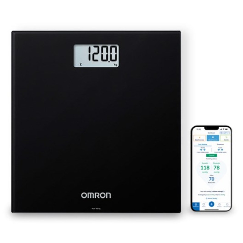 OMRON BATHROOM SCALE HN-300T2-EBK INTELLI IT BLACK OMRON BATHROOM SCALE HN-300T2-EBK INTELLI IT BLACK