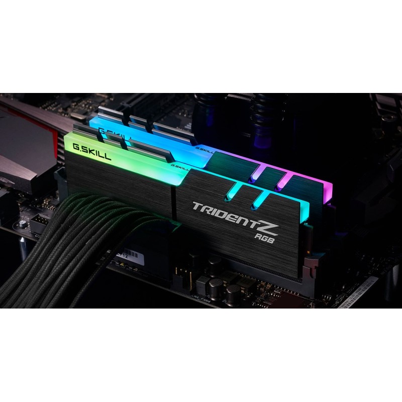 G.Skill Trident Z RGB F4-3200C14D-64GTZR memory module 64 GB 2 x 32 GB DDR4 3200 MHz G.Skill Trident Z RGB F4-3200C14D-64GTZR memory module 64 GB 2 x 32 GB DDR4 3200 MHz