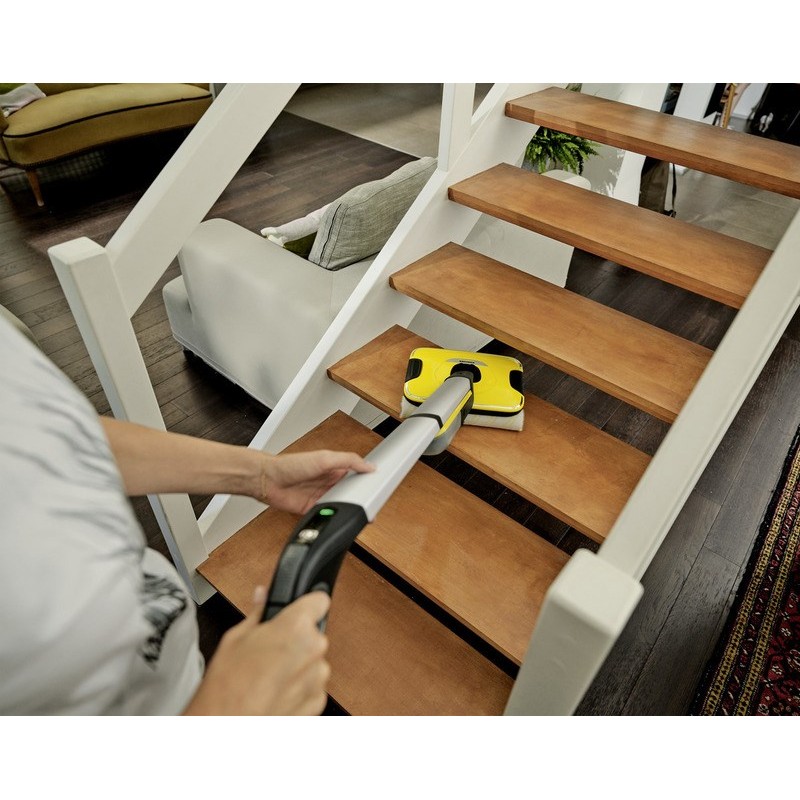 Kärcher FC 7 Cordless Electric broom Battery Dry&wet Bagless Silver, Yellow