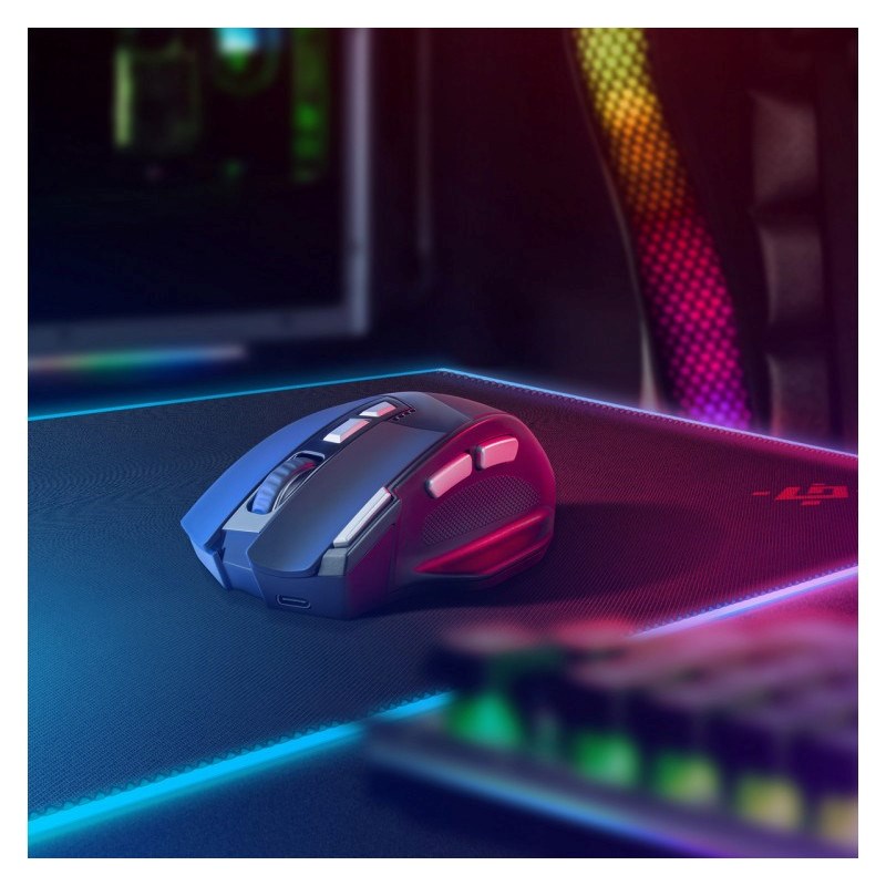 MOUSE DEFENDER GM-885 KNIGHT RF WIRELESS 3200dpi 8P BLACK MOUSE DEFENDER GM-885 KNIGHT RF WIRELESS 3200dpi 8P BLACK