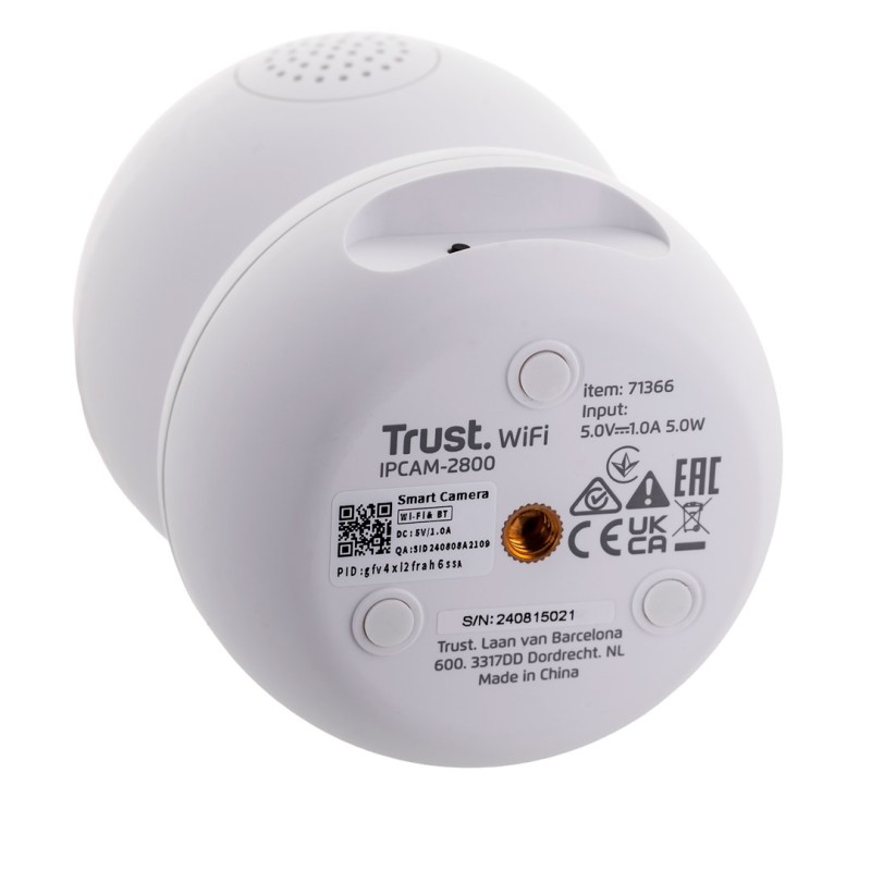 Trust IPCAM-2800 Dome IP security camera Indoor Desk/Wall Trust IPCAM-2800 Dome IP security camera Indoor Desk/Wall