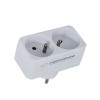 Esperanza ELK305W Electrical Splitter 2 Sockets White Esperanza ELK305W Electrical Splitter 2 Sockets White
