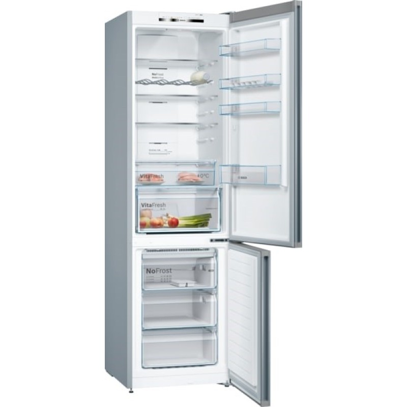 Bosch Serie 4 KGN39VIEB Fridge-Freezer Freestanding 368 L E Stainless Steel Bosch Serie 4 KGN39VIEB Fridge-Freezer Freestanding 368 L E Stainless Steel
