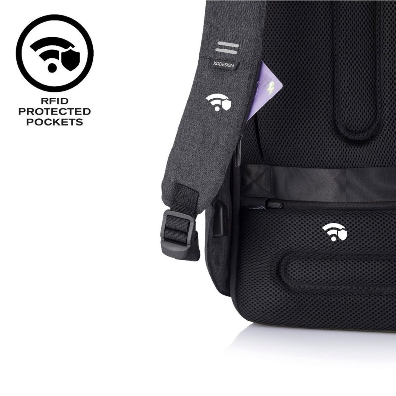 XD DESIGN ANTI-THEFT BACKPACK BOBBY HERO XL BLACK P/N: P705.711 XD DESIGN ANTI-THEFT BACKPACK BOBBY HERO XL BLACK P/N: P705.711
