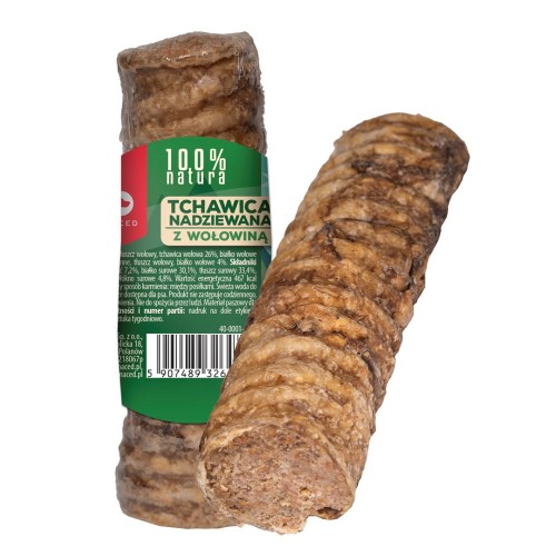 MACED Trachea stuffed with beef - chew for dog - 120g MACED Trachea stuffed with beef - chew for dog - 120g