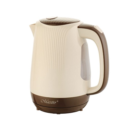 Feel-Maestro MR042 beige electric kettle 1.7 L Beige, Brown 2200 W Feel-Maestro MR042 beige electric kettle 1.7 L Beige, Brown 2200 W
