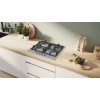 Bosch Serie 4 PGH6B5K90 hob Stainless steel Built-in 58 cm Gas 4 zone(s)