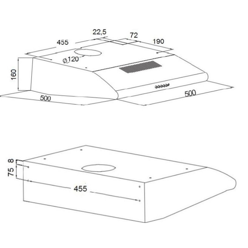 Akpo WK-7 P-3050 cooker hood Akpo WK-7 P-3050 cooker hood