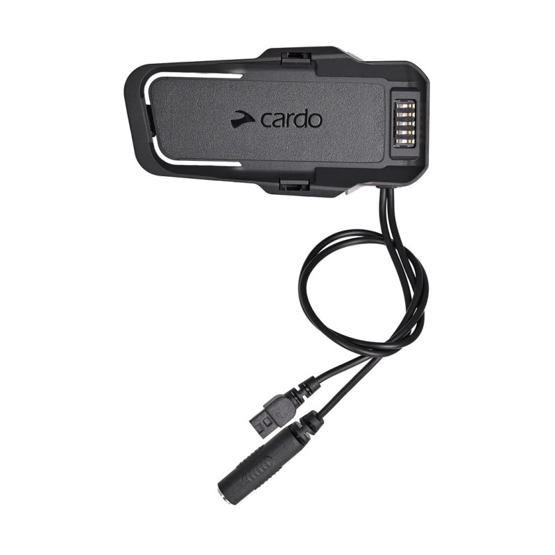 Cardo PT200001 motorcycle intercom 2 channels 1600 m Black